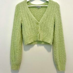 Pixie Green Soft Cardigan